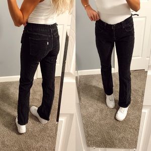 Levi’s 526 black slender bootcut jeans